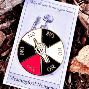 Russian Roulette 'Yes' 'No' Decision Pin